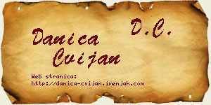 Danica Cvijan vizit kartica